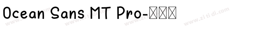 Ocean Sans MT Pro字体转换